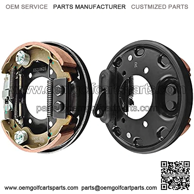 Golf Cart Brake Assembly for EZGO TXT PDS?Medalist?and Yamaha?Golf Carts?G14 G16 G19 G20 G21 G22 Driver Side and Passenger Side, Includes Brake Shoes, OEM# 70998-G01 70998-G02