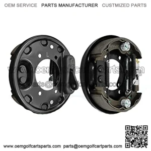 Golf Cart Brake Assembly for EZGO TXT PDS and Yamaha G14 G16 G19 G20 G21 G22, Driver and Passenger Side Brake Assembly Include EZGO TXT Brakes Shoes, OEM# 70998-G01 70998-G02