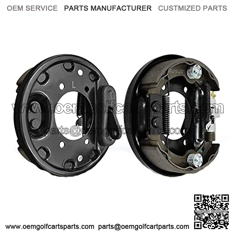 Golf Cart Brake Assembly for EZGO TXT PDS and Yamaha G14 G16 G19 G20 G21 G22, Driver and Passenger Side Brake Assembly Include EZGO TXT Brakes Shoes, OEM# 70998-G01 70998-G02