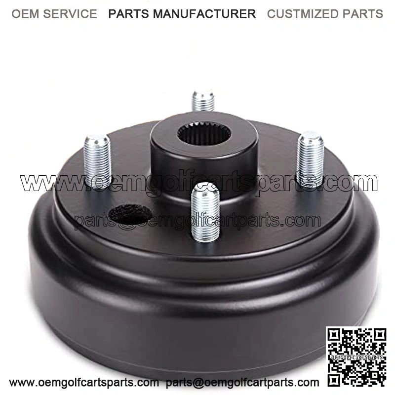 Brake Hub Drum for 4 Cycle Gas EZGO TXT, RXV, Marathon, Medalist, Shuttle 4/6, ST Express/Sport II, MPT, Workhorse, OEM# 21807-G1 21807G1 41843-94
