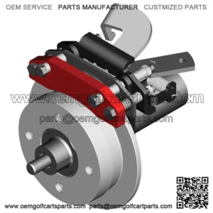 Caliper Rear Disc Brake Kit for Club Car DS, Precedent & Yamaha G1-G22 Golf Cart