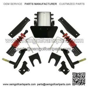 6" RXV Heavy Duty Double A-Arm Lift Kit with Built-In Coil-Over Shocks (Fits 2008-2013 RXV Electric)