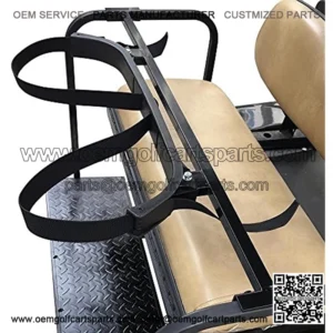 Golf Bag Holder Bracket Attachment Cart Rear Seat Club Car