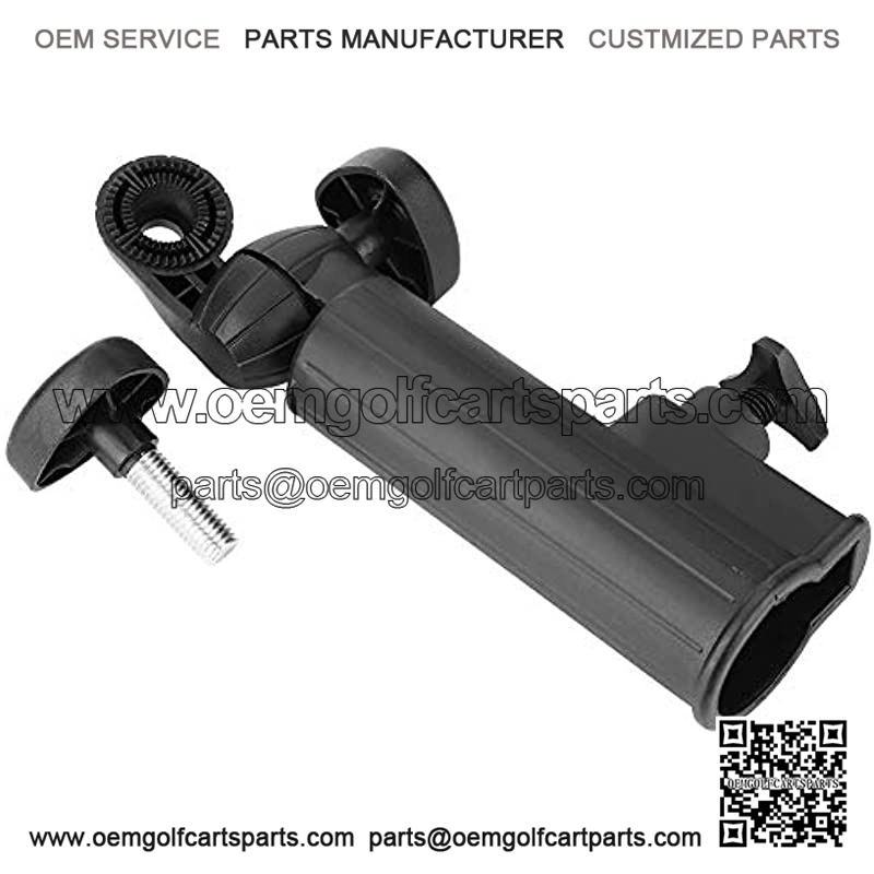 Cart Umbrella Holder - Push Cart Umbrella Holder Push Cart Umbrella Holder Adjustable Plastic Stand Push Pull Bike Cart Car (Black)