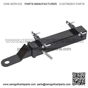 Golf Cart Universal Rear Hitch with Receiver for Step on Back Compatible with Yamaha