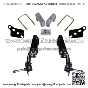 Club Car DS / Carryall Lift Kit - 6" Drop Spindle - Gas 81+ - ( Carryall with factory 4-wheel mechanical brakes only)
