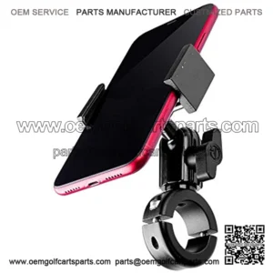 Metal Motorcycle Mount for Phone - by TACKFORM [Enduro Series] - NO Slings Needed. Rock Solid Holder Compatible with Regular and Plus Sized iPhone and Samsung Devices. Industrial Spring Grip