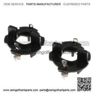 Par LED Faros Delanteros Socket Coche Bulbos Clip para Golf MK5 Soporte de la base de la bombilla del faro