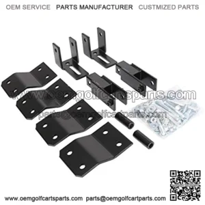4" Block Lift Kit Compatible with 1985-1994 Yamaha G2 G9 Gas Electric Models 20" Tires Front & Rear Golf Cart Block Mount Bracket Kits