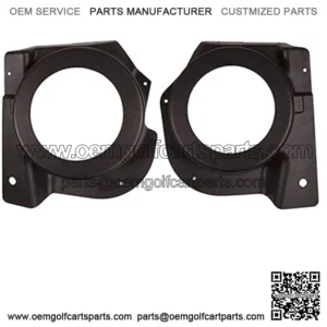 Revenge Golf Cart Parts & Accessories EZGO RXV Golf Cart Speaker Pod Kit Set of 2 Black ABS 2008 & Up