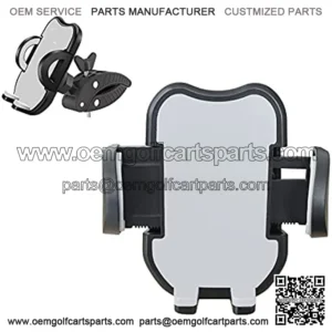 Adjustable Golf Cart Cell Phone Holder,Sturdy and Durable |Works with Golf Cart or Push Cart,Golf Clubs