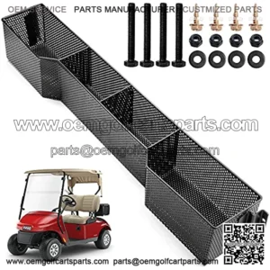 EZGO TXT Golf Cart Front Inner Basket Dash Storage/Tray Organizer - One Piece Solid Design