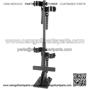 UTV Gun Holder, Floor Mount Vertical Gun mount Compatible with Polaris Ranger General Can Am Defender Kawasaki Golf cart