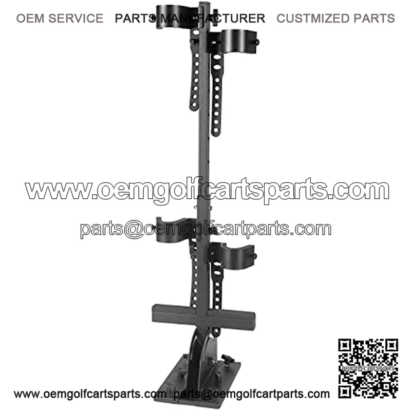 UTV Gun Holder, Floor Mount Vertical Gun mount Compatible with Polaris Ranger General Can Am Defender Kawasaki Golf cart