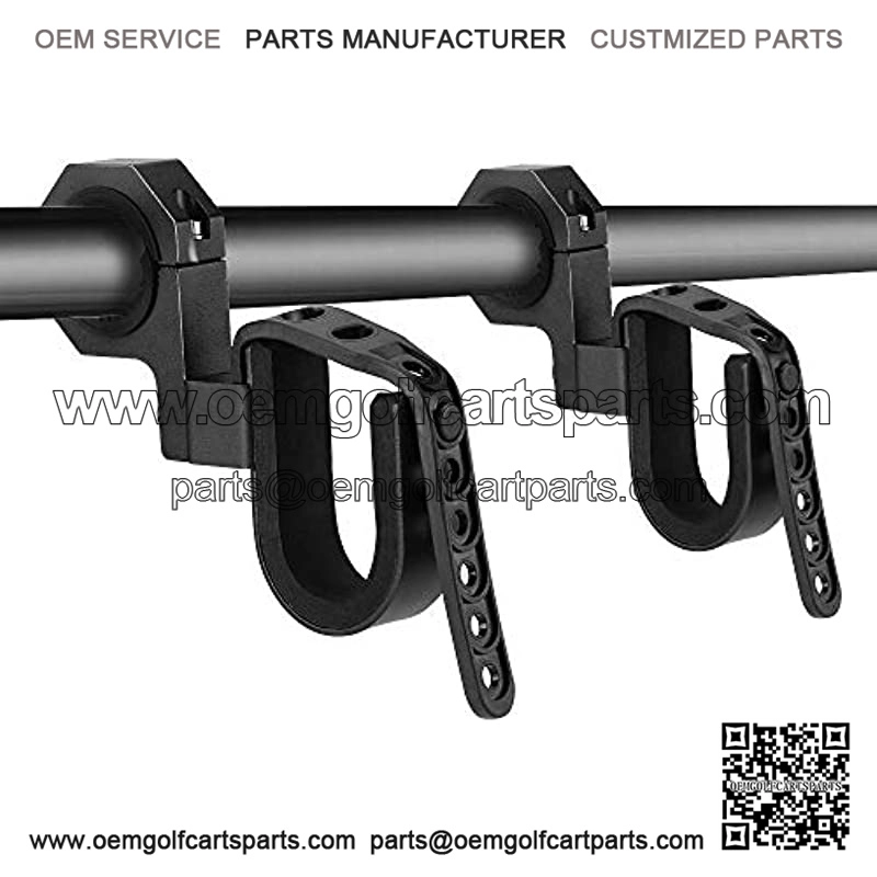UTV Gun Rack, Roll Bar UTV Gun Holder Shovel Mount Bow Rack Fits for 1.75"- 2" Roll Bars Compatible with Polaris RZR Ranger Can Am Kawasaki Snowmobile Golf Cart