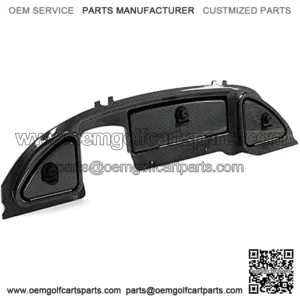 Dash Cover Compatible with 2008.5-Up Club Car Precedent Tempo Onward Golf Cart Carbon Fiber Three Door Dashboard Cover Dash Cap