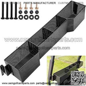 Club Car Front Basket Dash Storage Tray Organizer for Precedent 2004-up/Tempo Golf Cart - One Piece Solid Design