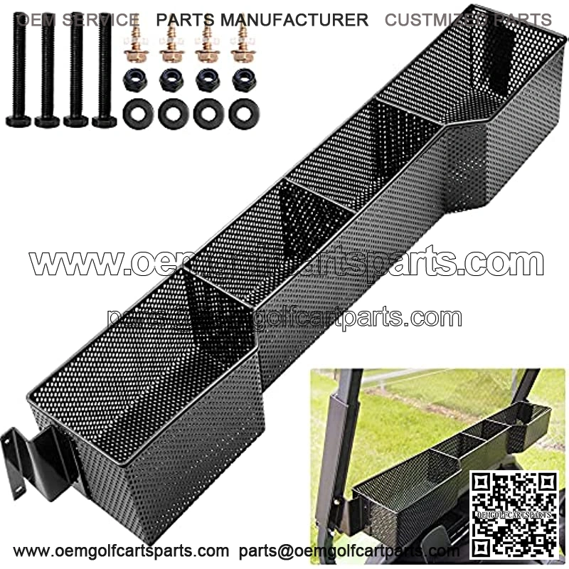 Club Car Front Basket Dash Storage Tray Organizer for Precedent 2004-up/Tempo Golf Cart - One Piece Solid Design