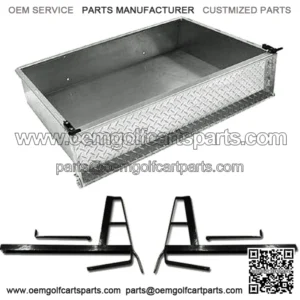 Aluminum Cargo Box Kit for Club Car DS (2000-2015) Golf Cart Models