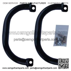 Set Of 2 Black Grab Handle Set Universal Fit