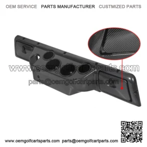 Fits 1982 and Up Club Car DS Golf Cart Carbon Style Dash Board Cover Assembly