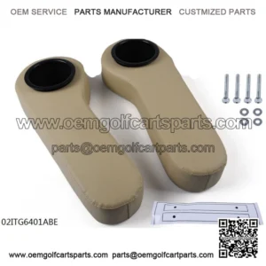 REAR SEAT ARM REST CUSHION CUP HOLDER FIT FOR EZGO/CLUB CAR/YAMAHA GOLF CART