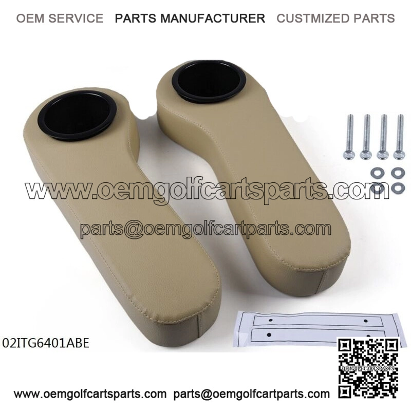 REAR SEAT ARM REST CUSHION CUP HOLDER FIT FOR EZGO/CLUB CAR/YAMAHA GOLF CART