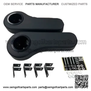 Golf Cart Cup Holder Arm Rest Mount On Rear Seat 1" Tube EZGO Club Car Yamaha