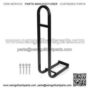 Black Golf Cart Rear Seat Safety Grab Bar Fit for EZGO, Club Car, Yamaha