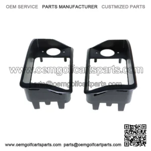 For Club Car Golf Cart DS Black Headlight Bezels Driver 1016880 1016879 1993-UP