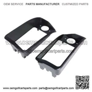 Golf Cart Black Headlight Bezel Driver & Passenger For Club Car DS 1993+ 1016880
