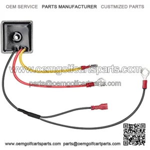 Voltage Regulator Rectifier for Club Car DS & Carryall 1992-up Gas Golf Cart, Replace OEM: 1015777 102711201 102710101
