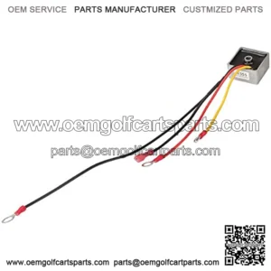 Golf Cart Voltage Regulator Rectifier for Club Car DS 1992 Up 4-Cycle Gas & Carryall Models,Replace OEM 1015777 1027101-01 1027112-01,MPN 6355