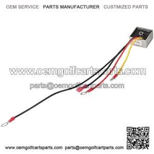 Golf Cart Voltage Regulator Rectifier for Club Car DS 1992 Up 4-Cycle Gas & Carryall Models,Replace OEM 1015777 1027101-01 1027112-01,MPN 6355