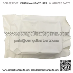 WHITE Factory Vinyl Golf Cart Seat Back Cover - (1982-2000)