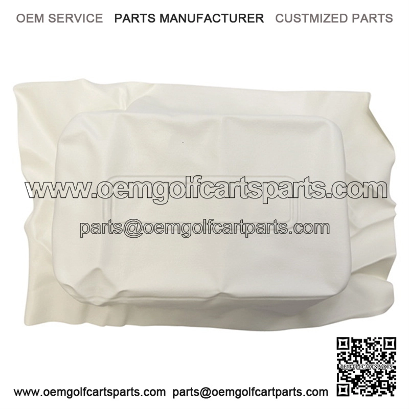 WHITE Factory Vinyl Golf Cart Seat Back Cover - (1982-2000)
