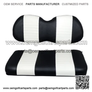 Precedent Black White Seat Cushion Set (Fits 2004-Up)