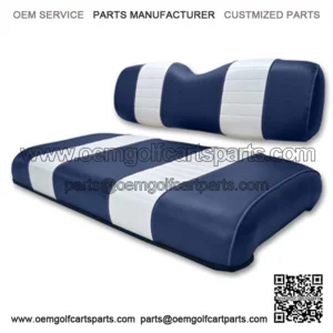 Navy White Seat Cushion Set