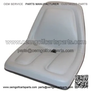 Deluxe Mower Tractor Seat Compatible with John Deere, Kubota, Allis-Chalmers, Bobcat, Case-IH, Ford New Holland, White, Oliver, Mpl, Moline, Massey Ferguson High Back (Grey)
