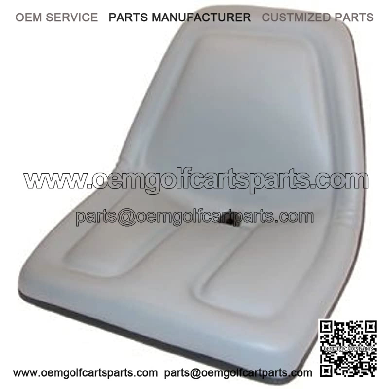 Deluxe Mower Tractor Seat Compatible with John Deere, Kubota, Allis-Chalmers, Bobcat, Case-IH, Ford New Holland, White, Oliver, Mpl, Moline, Massey Ferguson High Back (Grey)