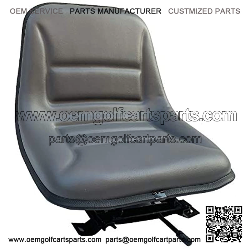 Forklift Universal Seat Forklift Suspension Seat Excavator Seat Waterproof with Sliding Track Adjustable