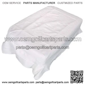 EZGO Marathon Golf Cart White Seat Bottom Cover