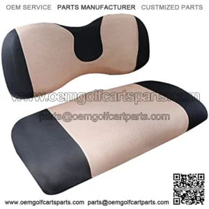 Golf Cart Seat Cover Set Fit for Club Car, EZGO, Yamaha, Breathable Air Bench Seat Covers Keep The Seats Cool in The Summer Heat Washable Polyester Mesh Cloth Without Logo-Large