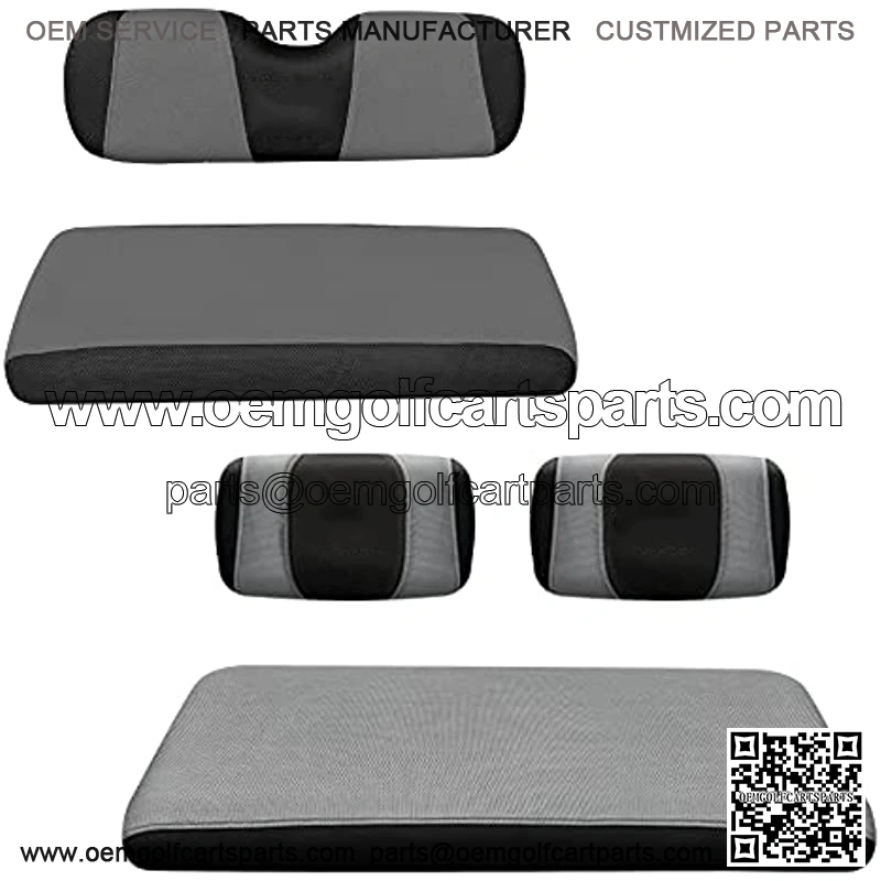Golf Cart Front & Rear Seat Covers Full Set for Yamaha G2 G8 G9 G11 G14 G16 G19 G20 G21 G22 & Club Car DS Pre-2000, Tomberlin Emerge E2, E-Z-GO Marathon, Fits 4 Passenger Seat Golf Cart