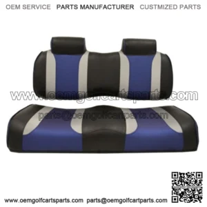 Golf Cart Front Seats for E-Z-GO TXT/RXV (1994-Up) - Black/Blue