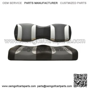 Golf Cart Rear Seat Covers for Genesis 250/300 - Black/Gray