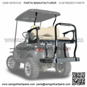 Genesis 300 Rear Seat Kit W/Deluxe Buff Cushions Club Car Precedent Golf Cart