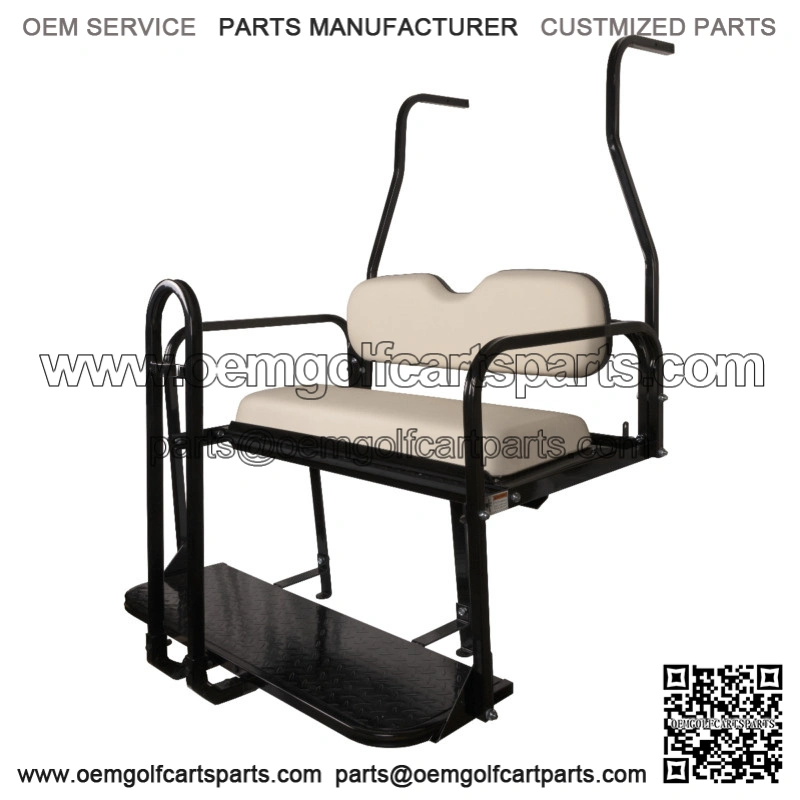 ProFX Rear Seat Kit w/ Grab Bar for Club Car DS (1982-2000.5) Golf Cart - White