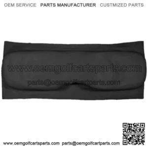 EZGO TXT Golf Cart Front Seat Cover - Black Seat Backrest