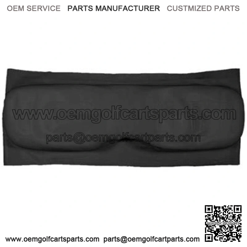 EZGO TXT Golf Cart Front Seat Cover - Black Seat Backrest